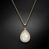 Кулон "Debesu Piliens (White Opal)" с кристаллами Swarovski™